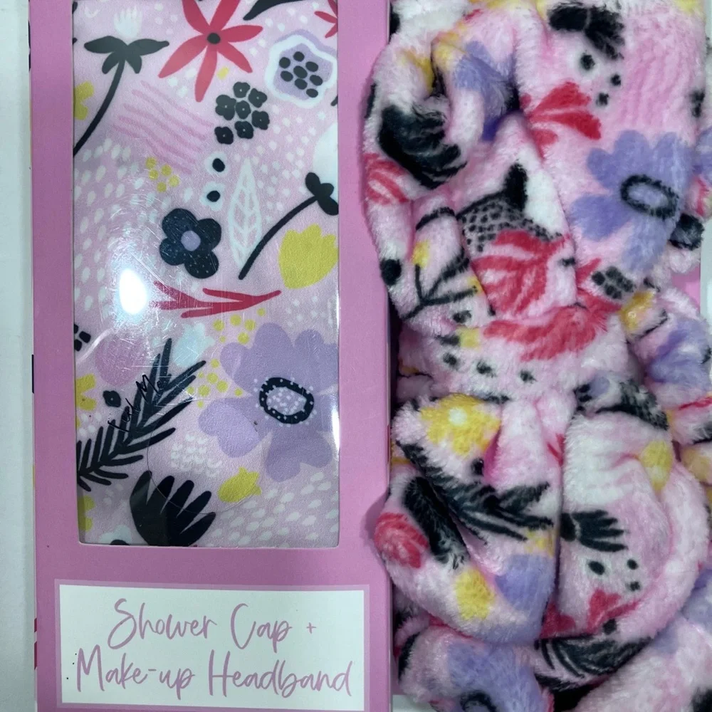 Shower Cap & Make up Headband